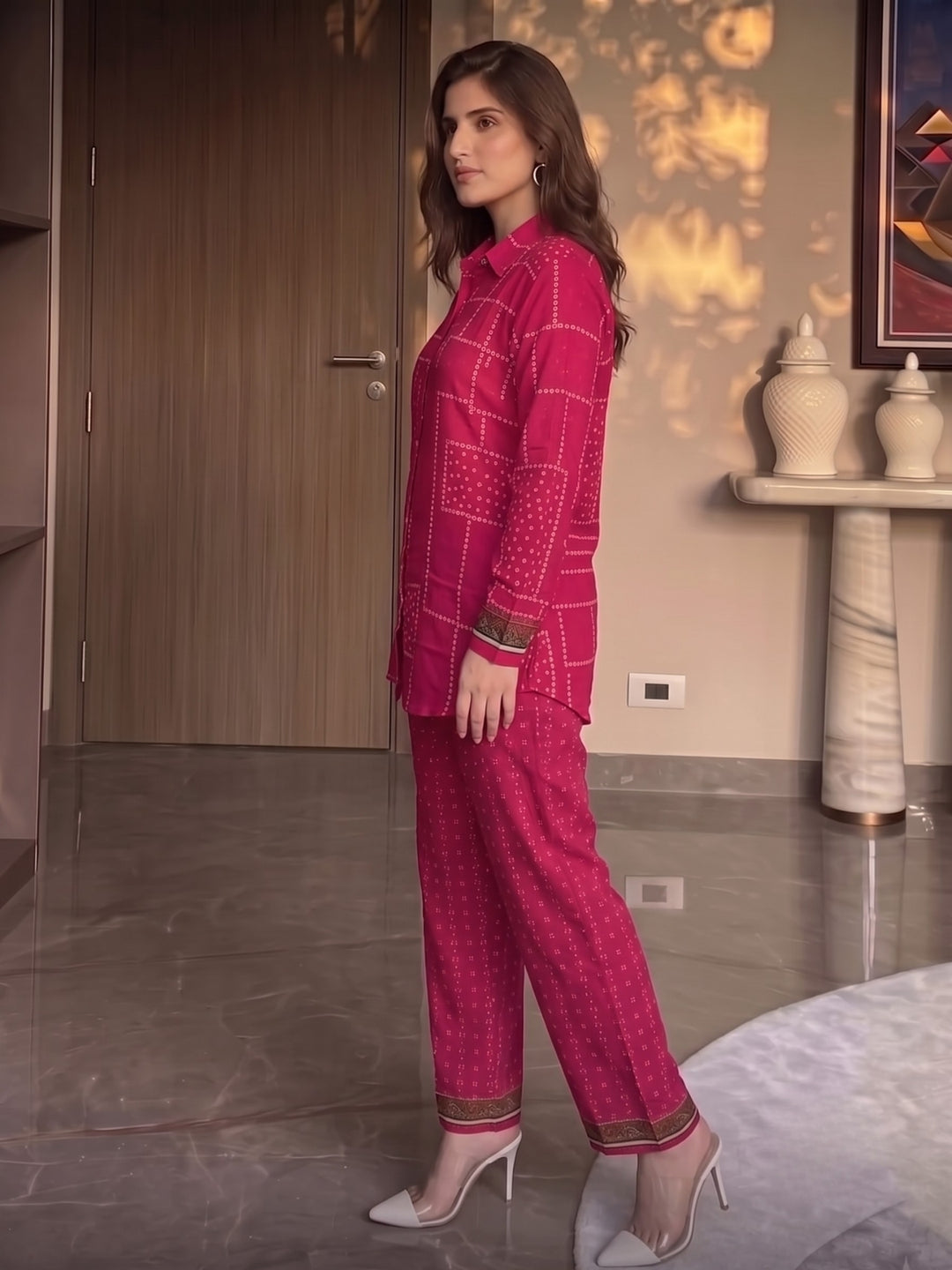 Jharna Rose Printed Co-Ord Set