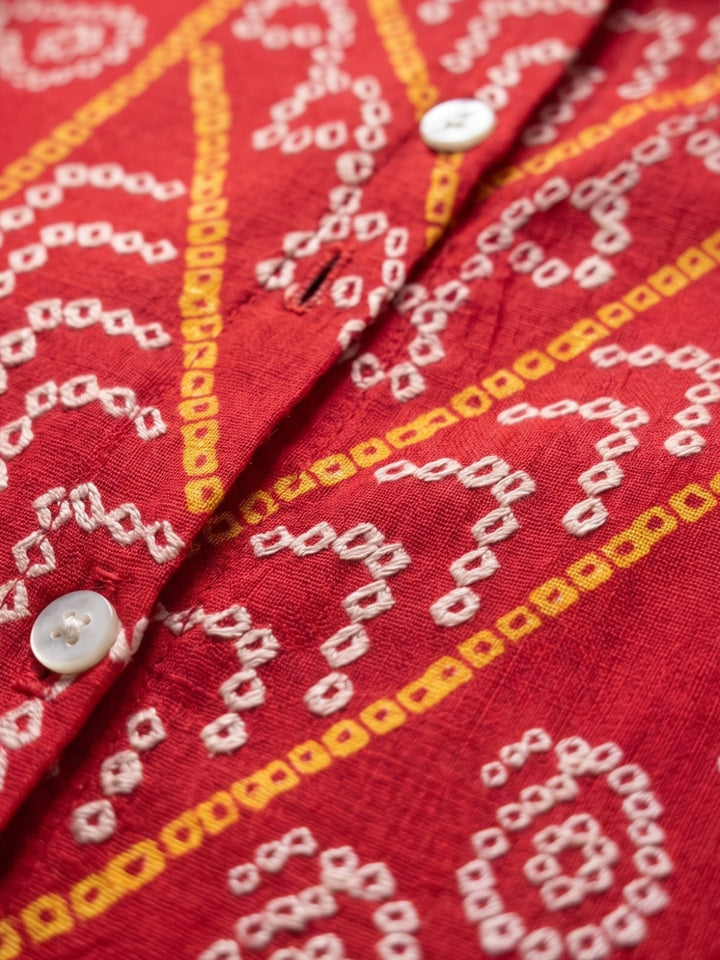 Jharna Scarlet Printed Co-Ord Set