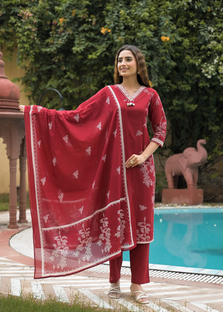 Vastu Jam Full embroidery suit set