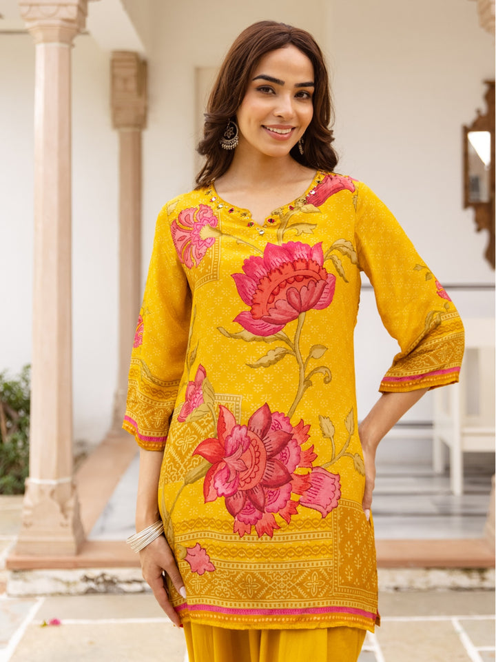 Karen Amber Festive Farshi Co-Ord Set