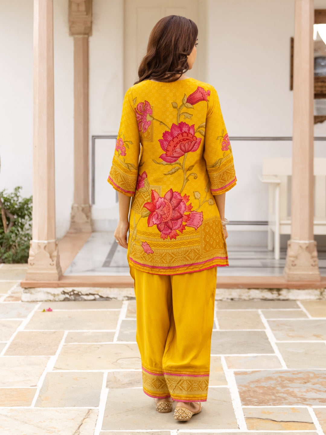 Karen Amber Festive Farshi Co-Ord Set