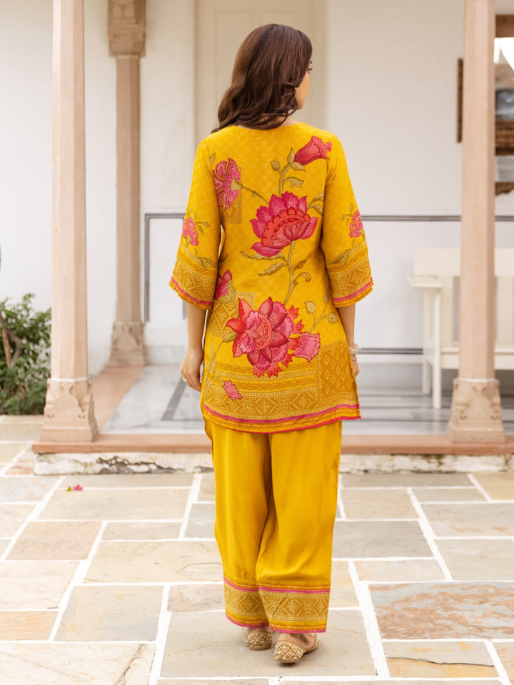 Karen Amber Festive Farshi Co-Ord Set
