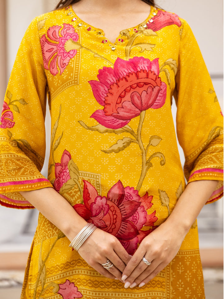 Karen Amber Festive Farshi Co-Ord Set