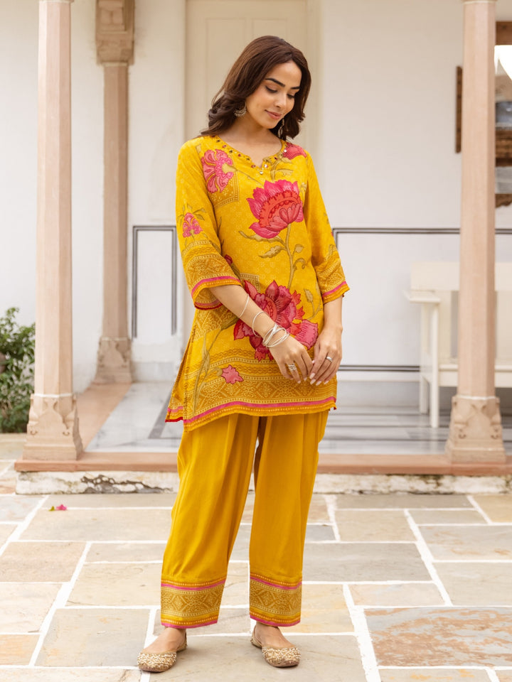Karen Amber Festive Farshi Co-Ord Set