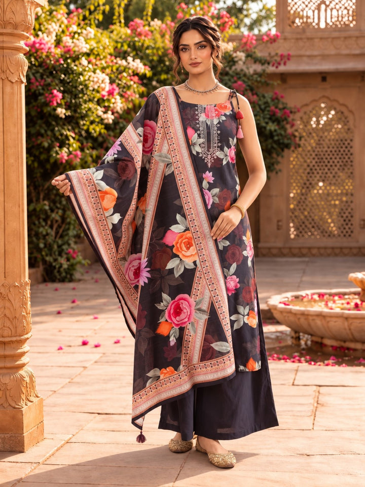 Karen blake cotton suit set
