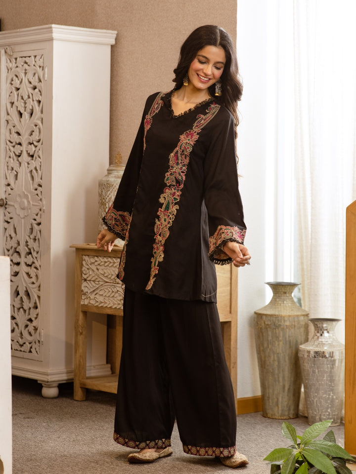 Karen Dusk Embroidery Cotton Co-Ord Set