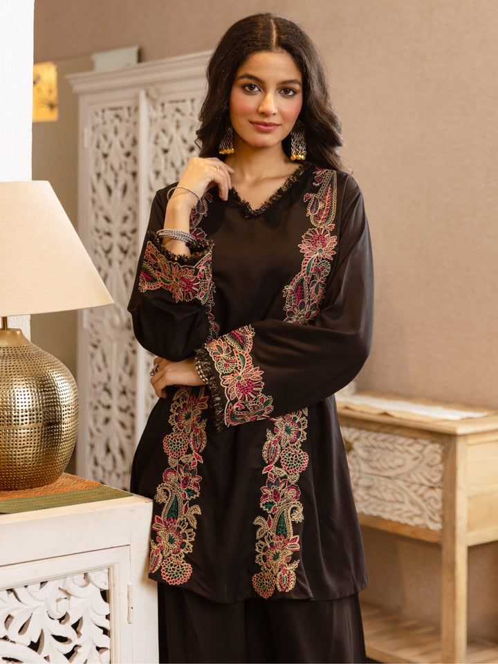 Karen Dusk Embroidery Cotton Co-Ord Set
