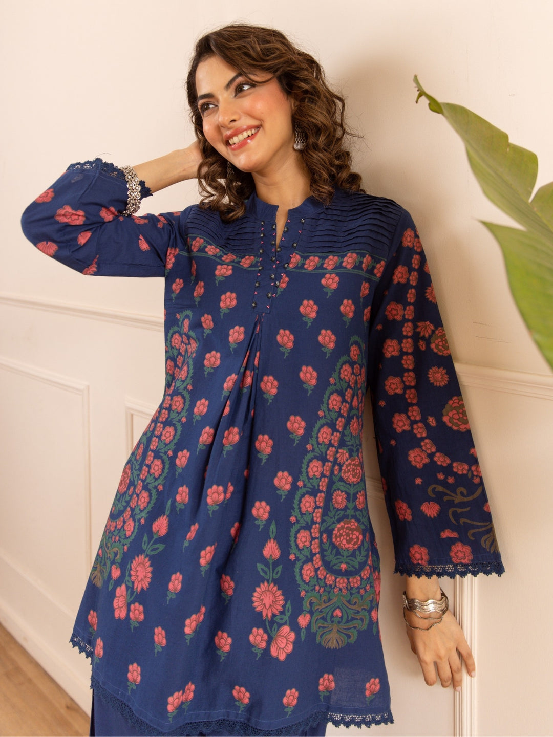 Karen Prussian Printed Co-Ord Set