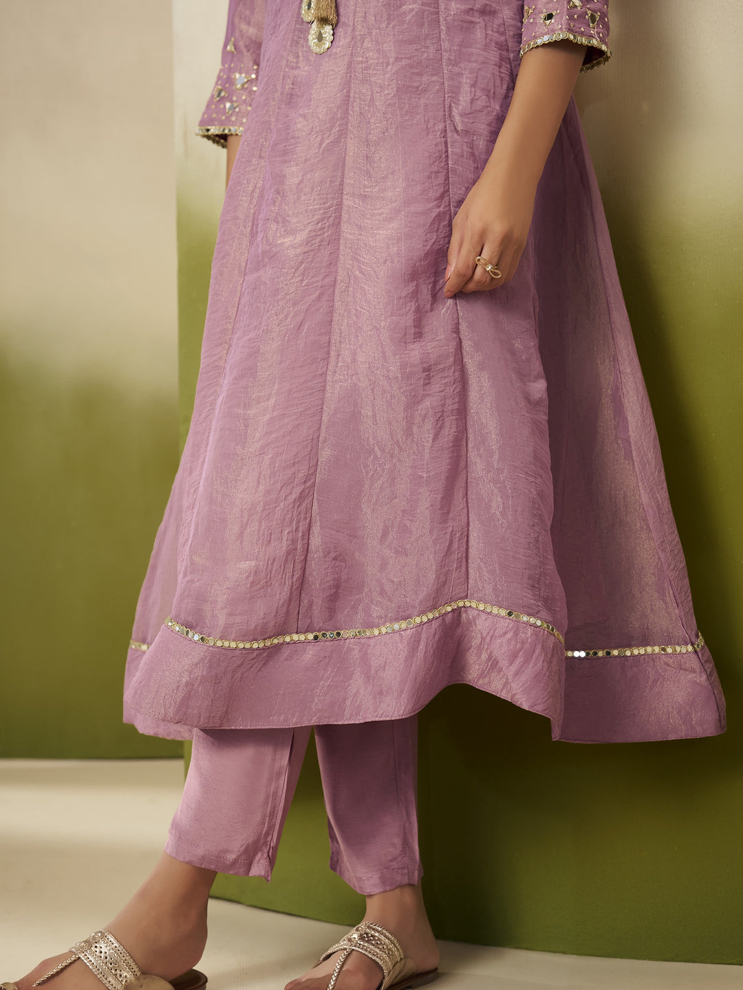 Kimaya Coral Work Festive Anarkali Suit Set