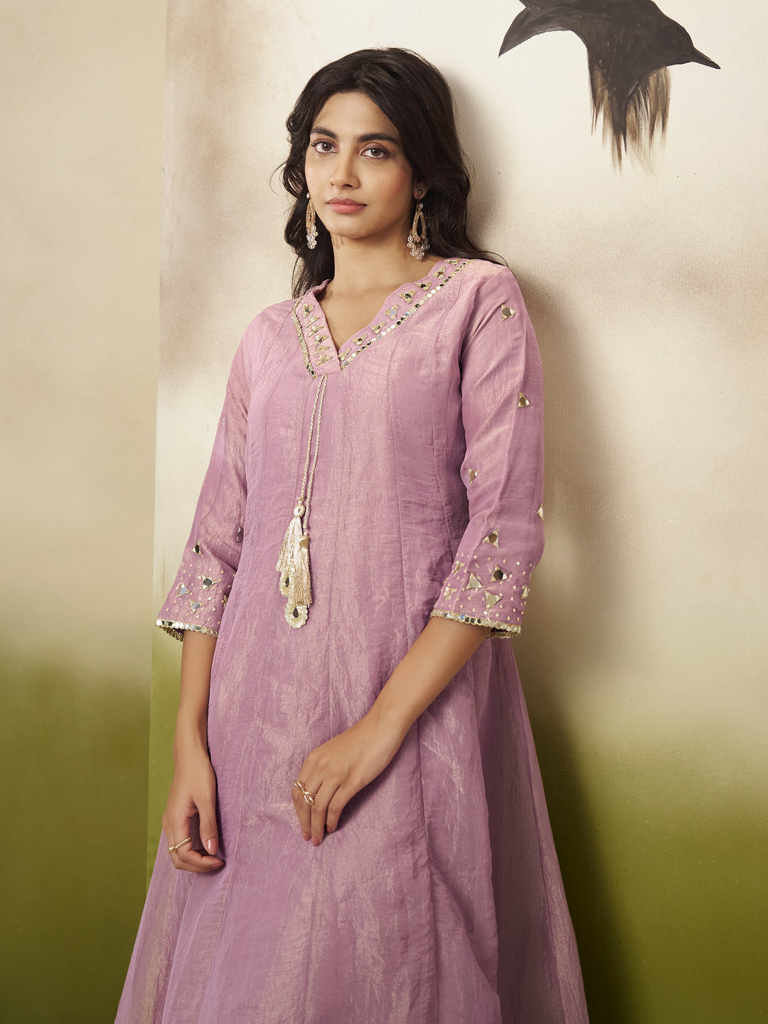 Kimaya Coral Work Festive Anarkali Suit Set