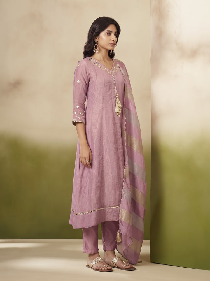 Kimaya Coral Work Festive Anarkali Suit Set