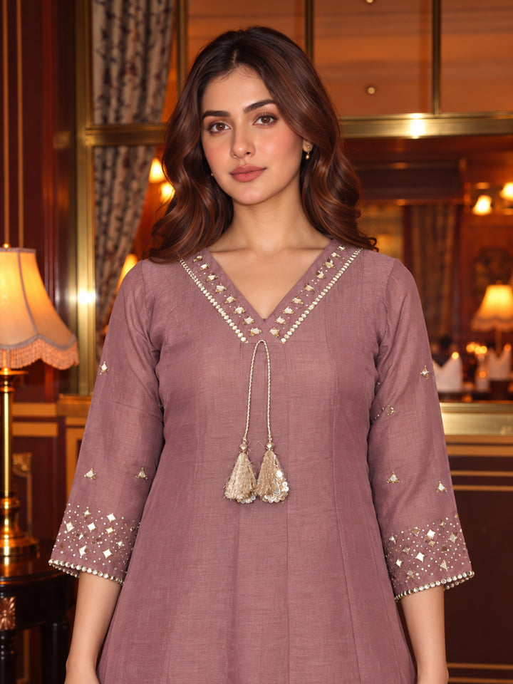 Kimaya Coral Work Festive Anarkali Suit Set