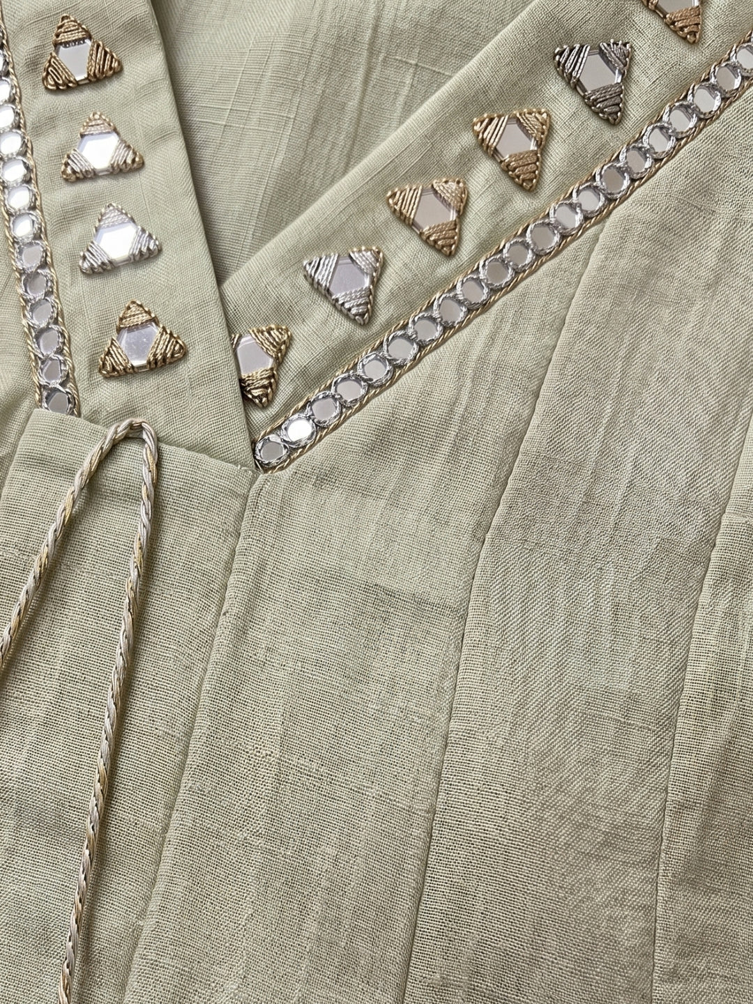 Kimaya Ecru Work Festive Anarkali Suit Set