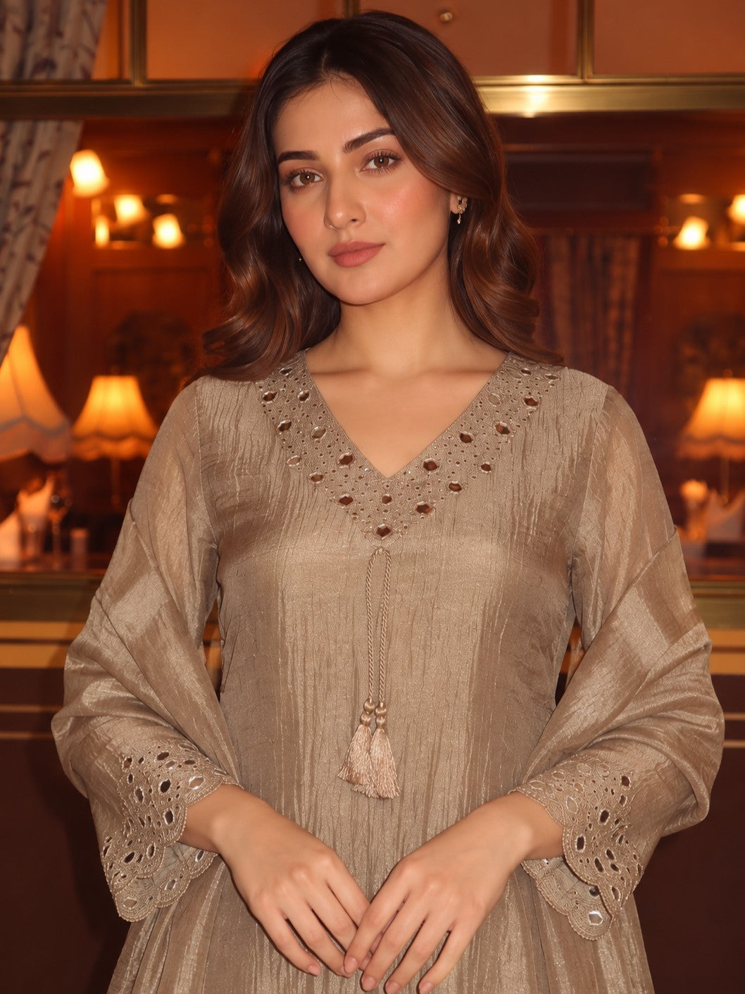Kimaya Sylvan Handwork Suit Set