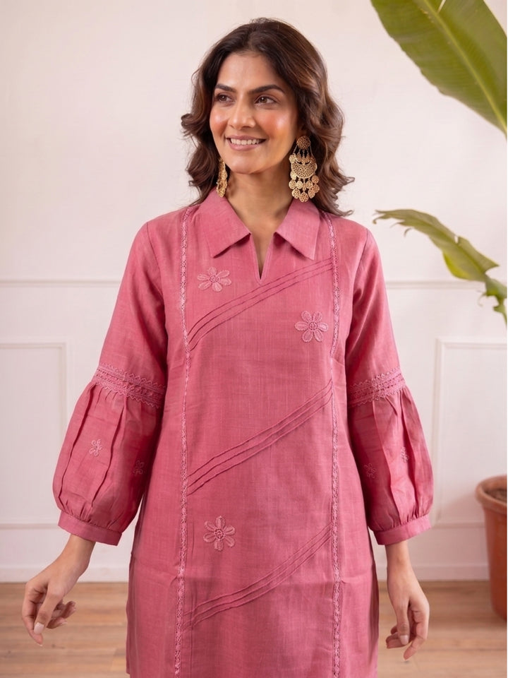 Krishvi Tulip Embroidered Co-Ord Set