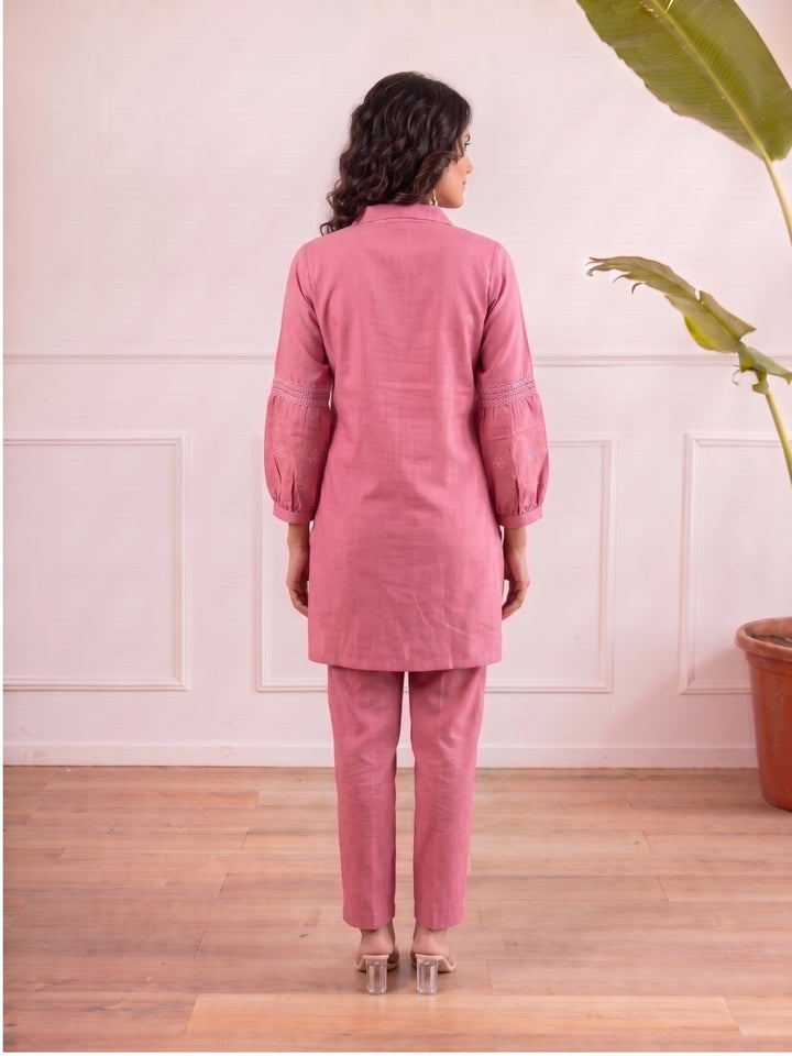 Krishvi Tulip Embroidered Co-Ord Set