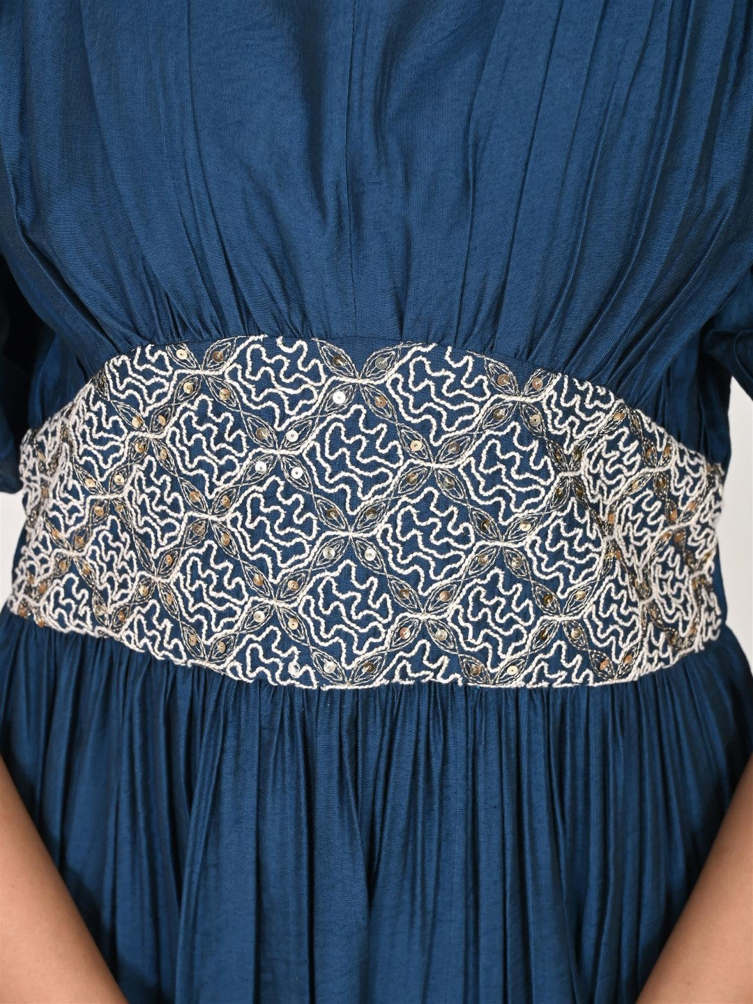 Sharanya Cobalt Denim Dress