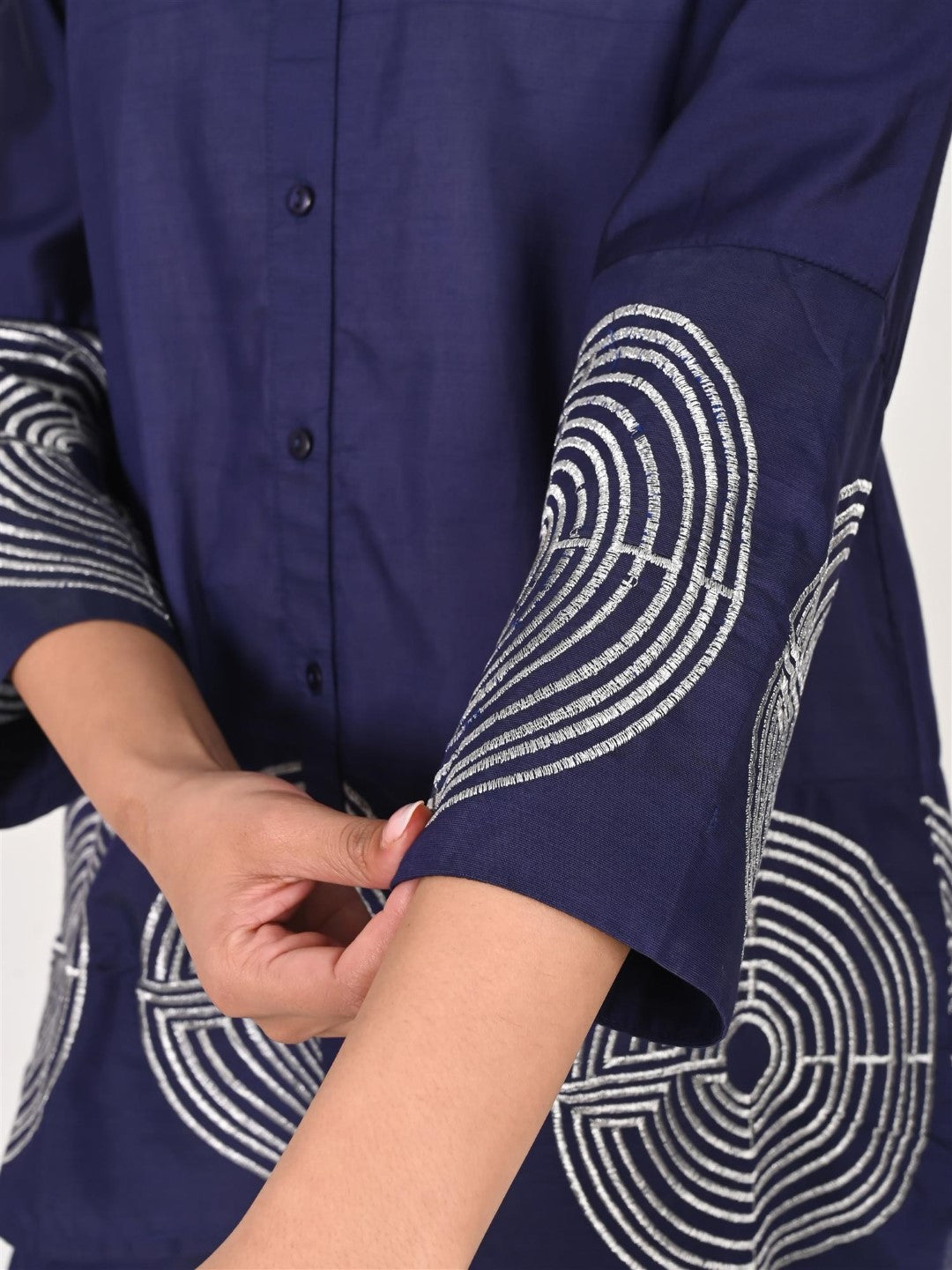 Sharanya Nile Embroidery Premium Co-ord Set