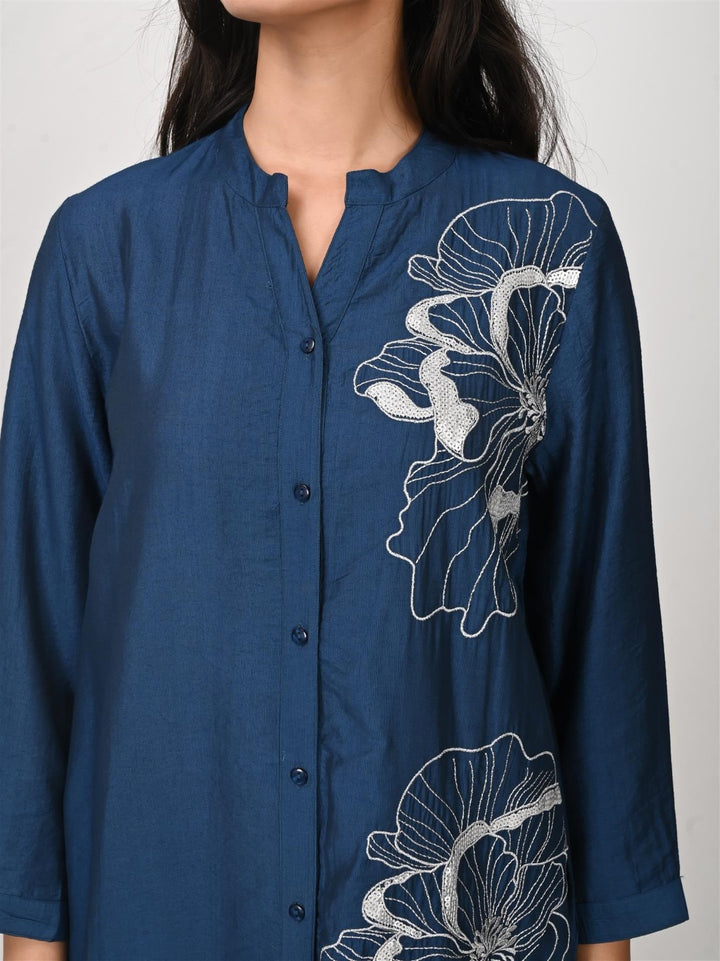 Sharanya Indi Embroidery Cotton Dress