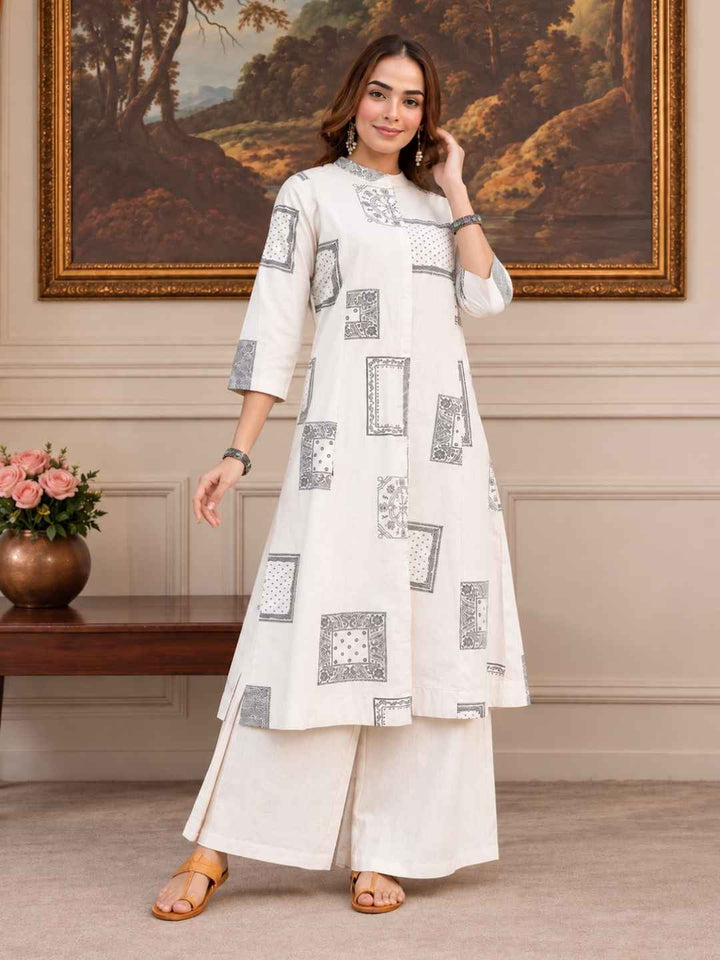 Karen angel cotton kurta pant set