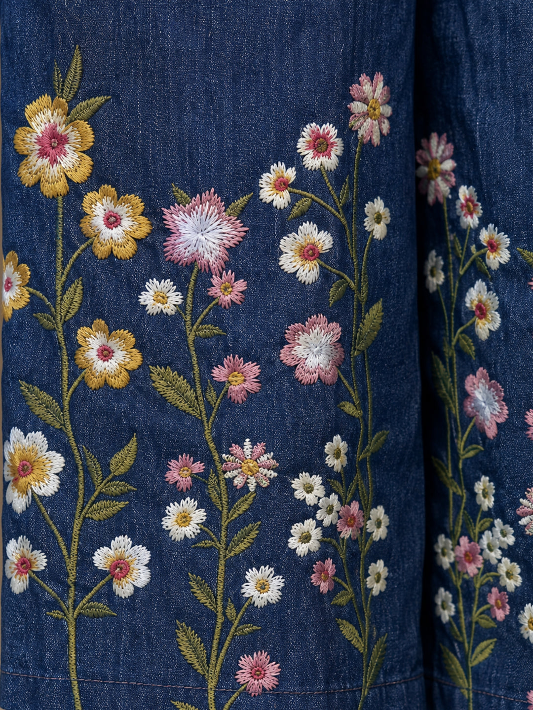 Lipi Dilli Embroidery Denim Co-Ord Set
