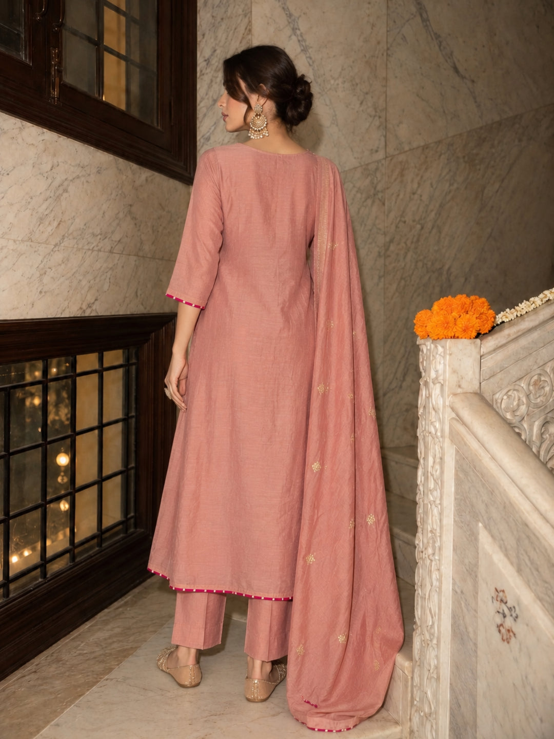Lipi Flamingo Handwork Anarkali Suit Set