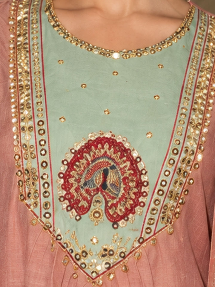 Lipi Flamingo Handwork Anarkali Suit Set