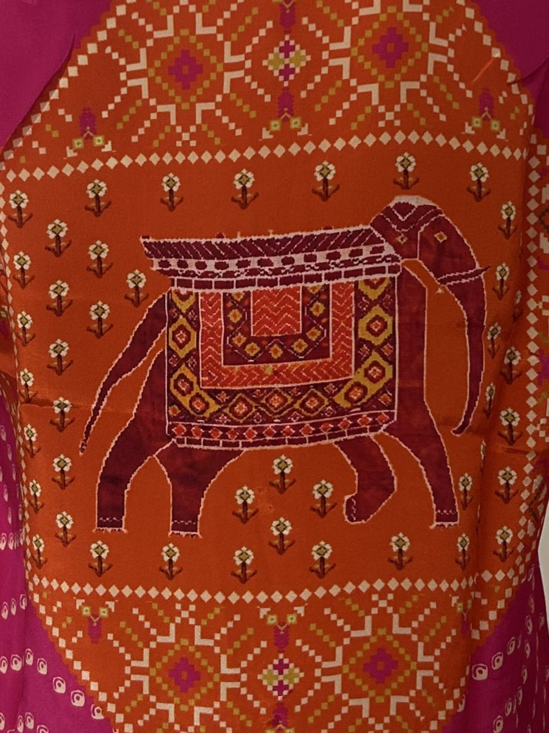 Lipi Fuchsia Printed Shirt
