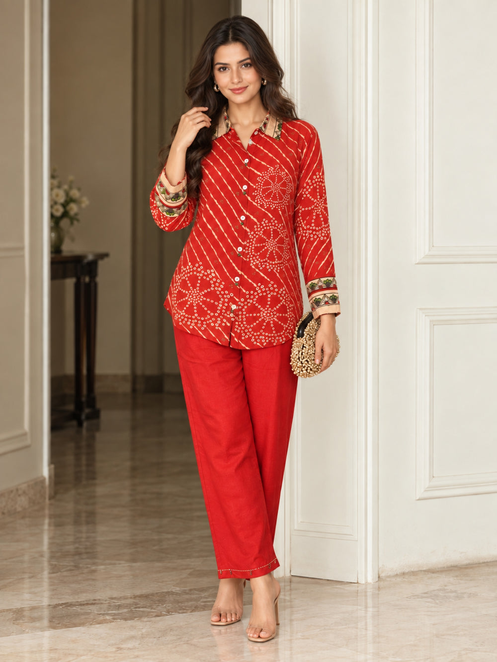 Lipi Sangria Printed Co-Ord Set