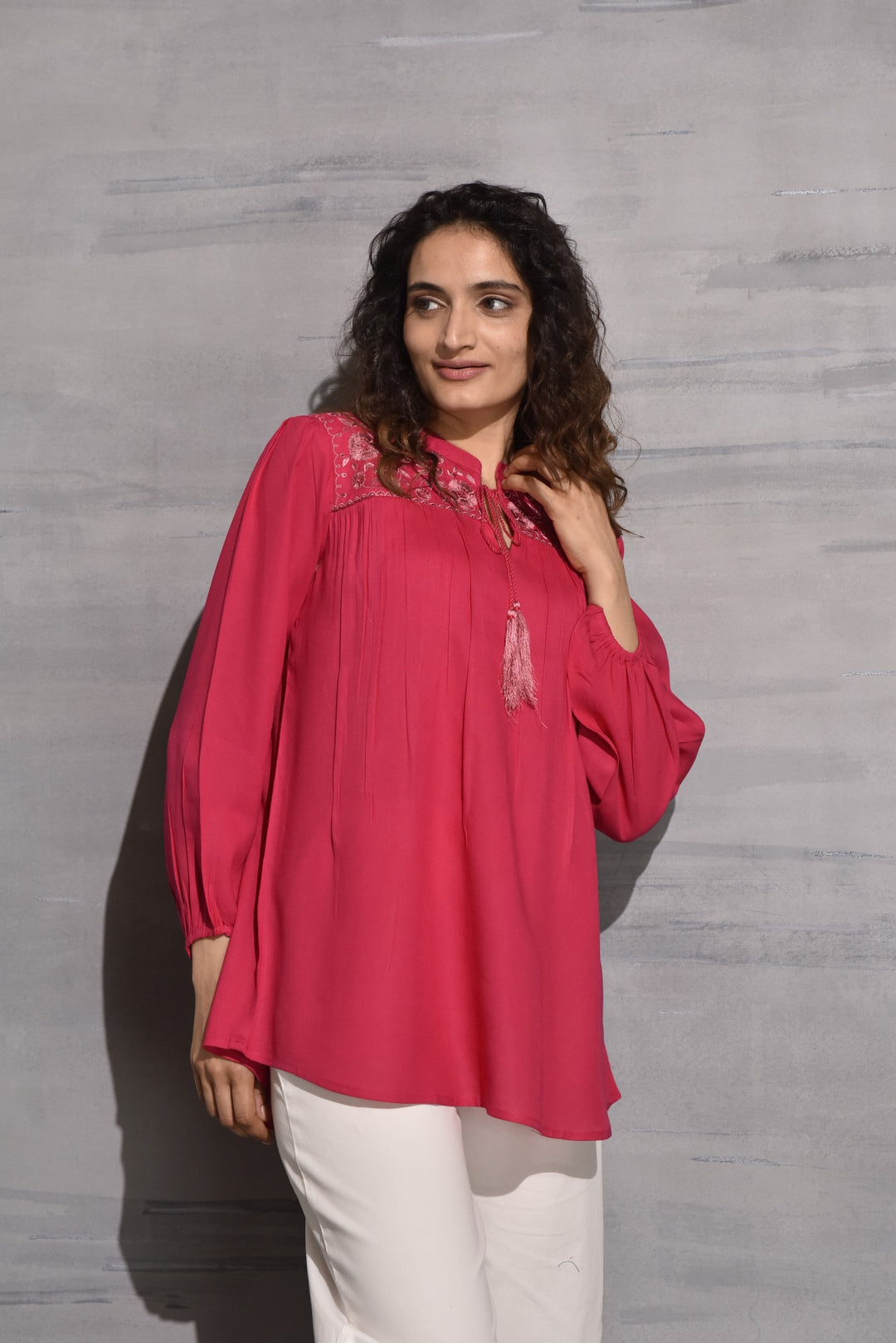 Hiya Candy Embroidered cotton Top