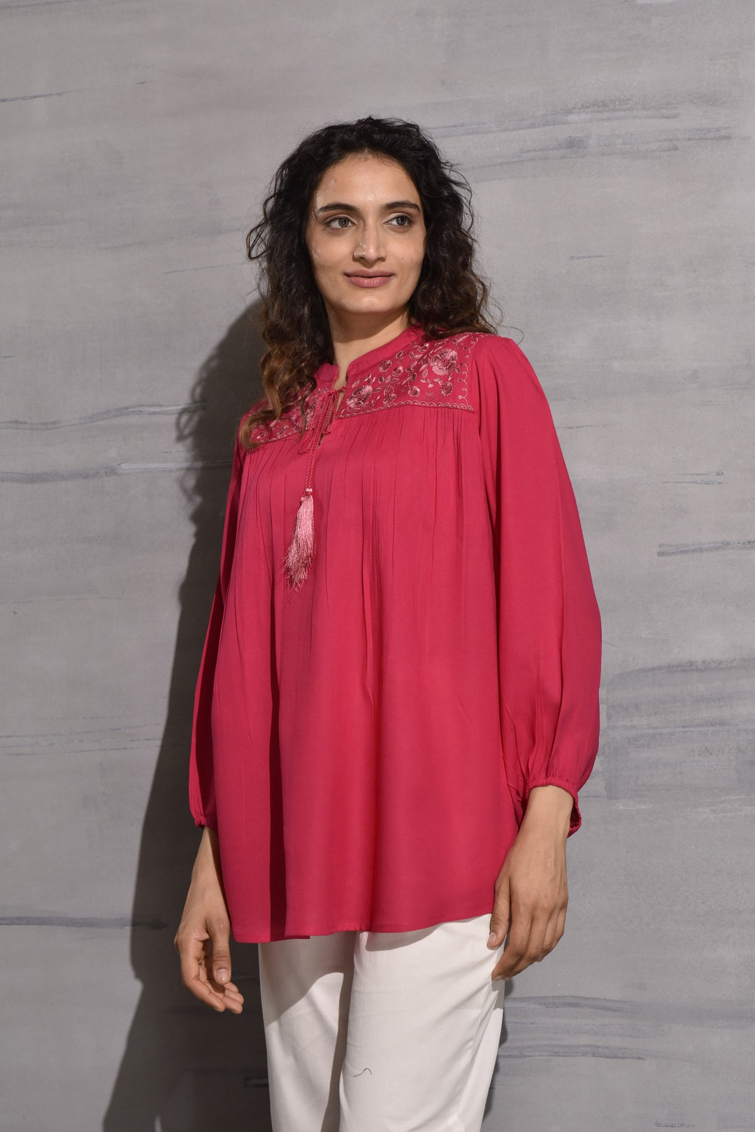 Hiya Candy Embroidered cotton Top