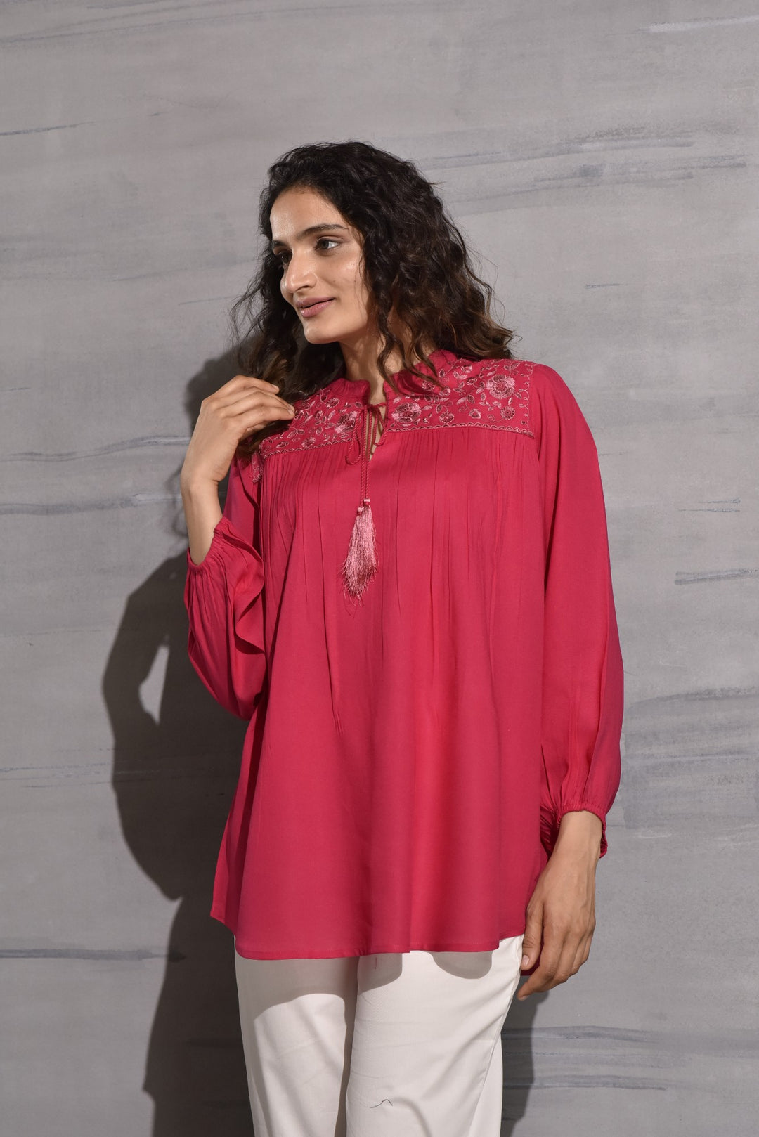 Hiya Candy Embroidered cotton Top