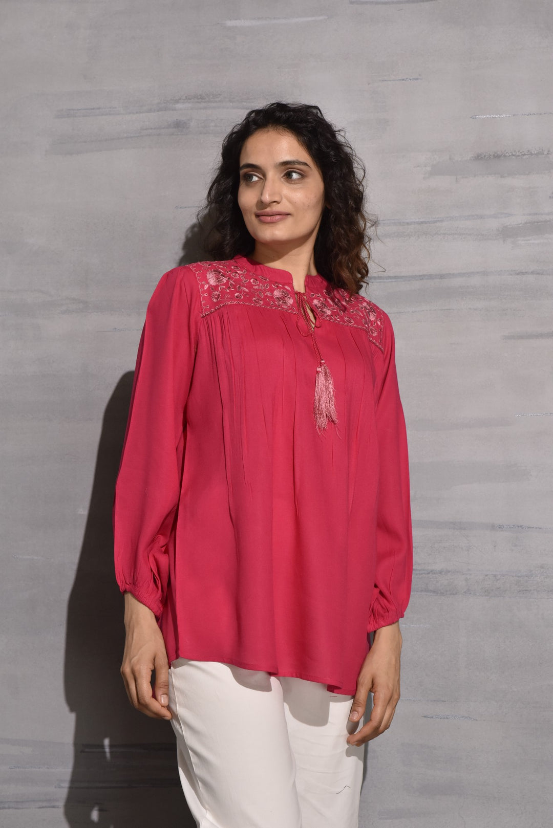 Hiya Candy Embroidered cotton Top