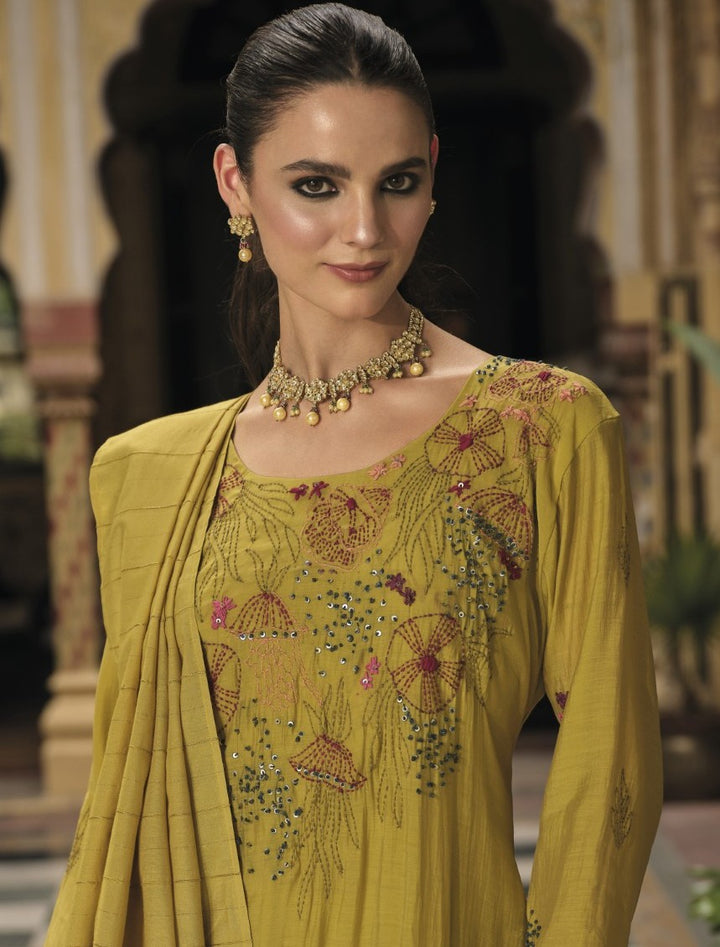 Chandrani Amber Embroidery work suit set