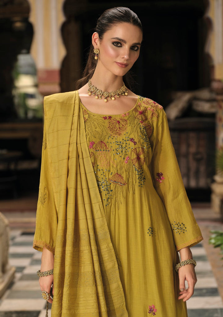 Chandrani Amber Embroidery work suit set