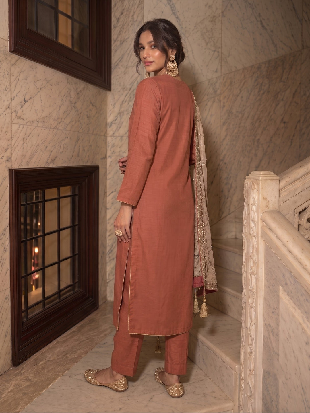 Meloni Mocha Full Work Suit Set