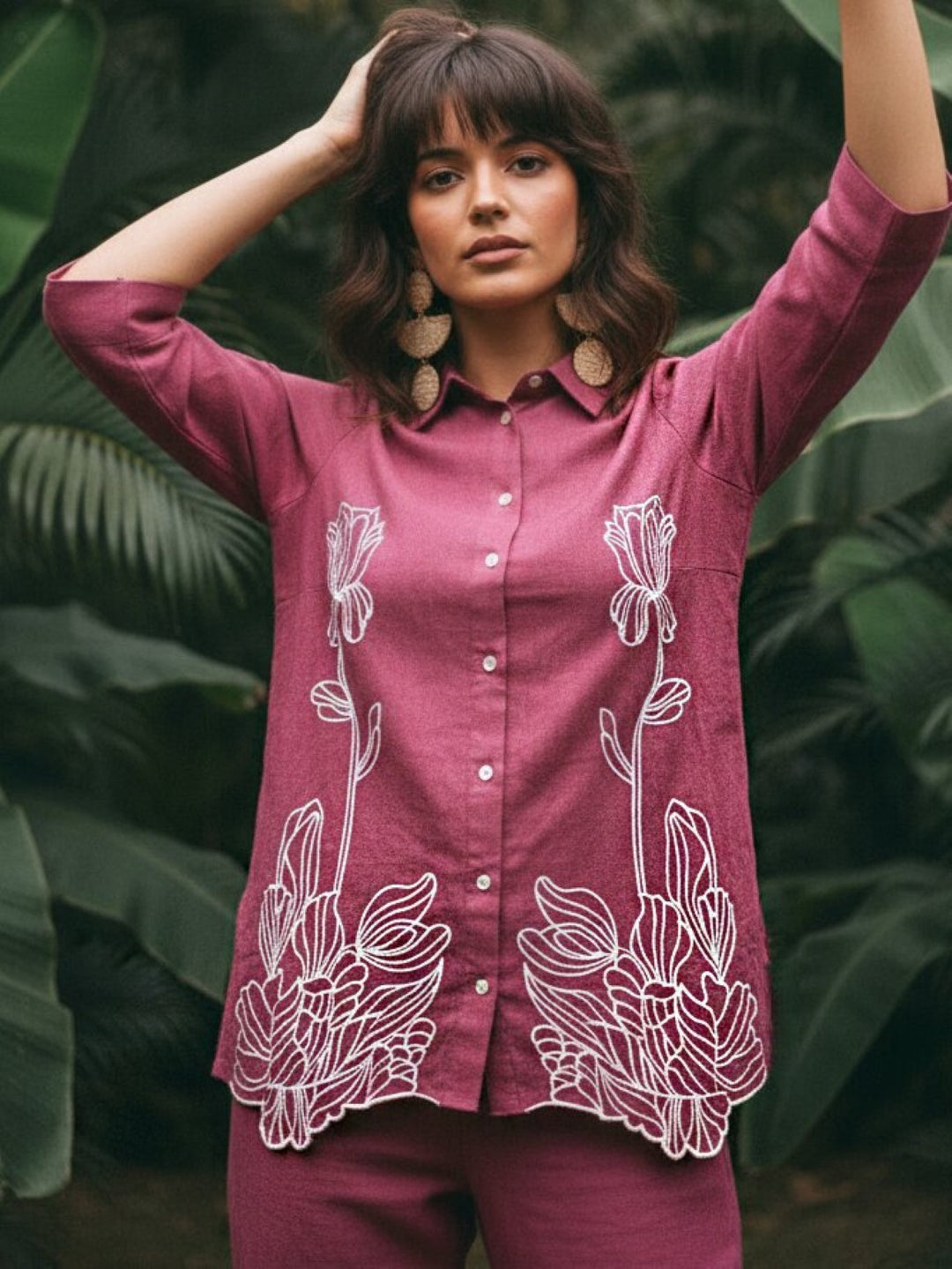 Ivanka taffy embroidery Cotton co-ord set