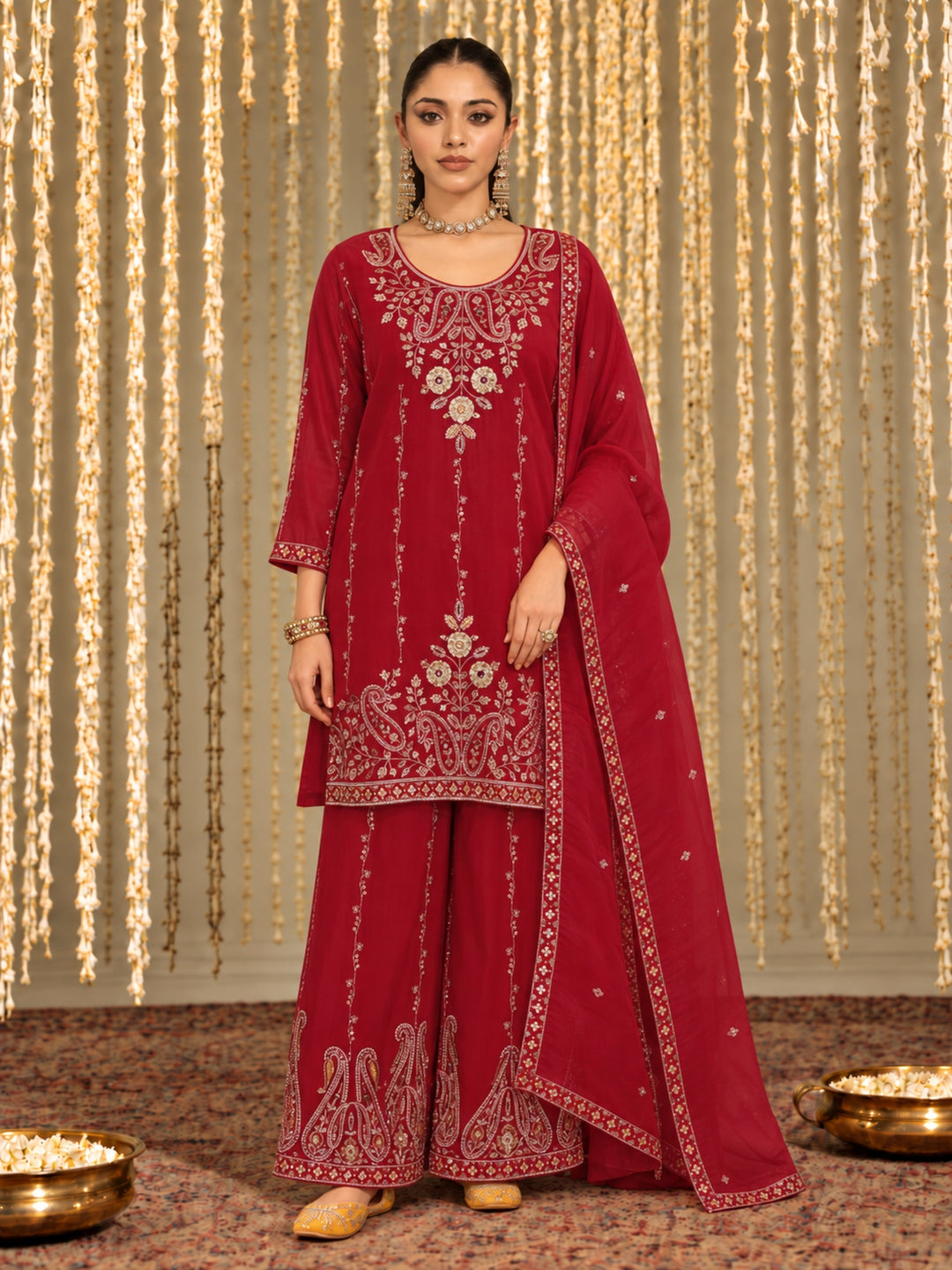 Morvee Scarlet Full Work Suit Set