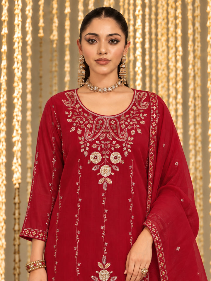 Morvee Scarlet Full Work Suit Set