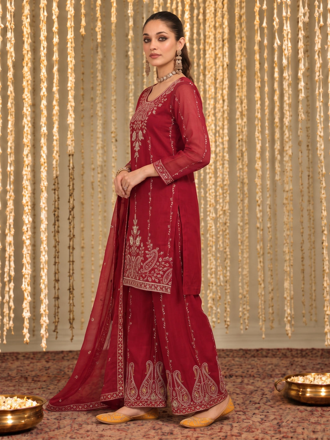 Morvee Scarlet Full Work Suit Set