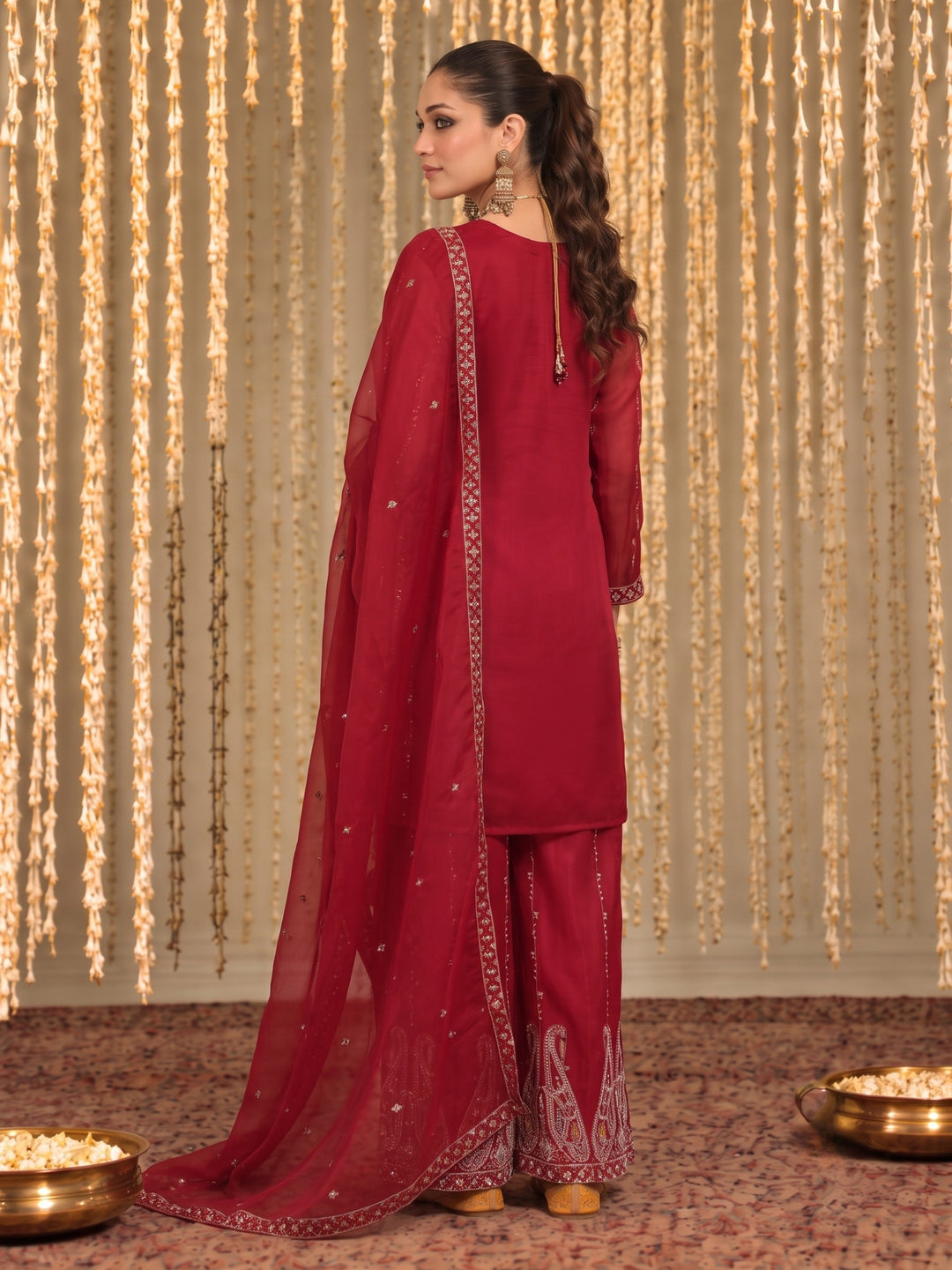 Morvee Scarlet Full Work Suit Set