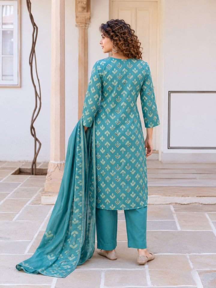 Myra Cadet Printed Work Suit Set