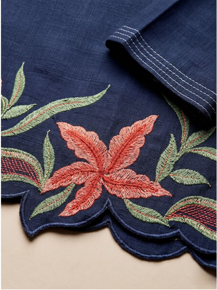 Modina Indigo APPLIQUE CO-ORD SET