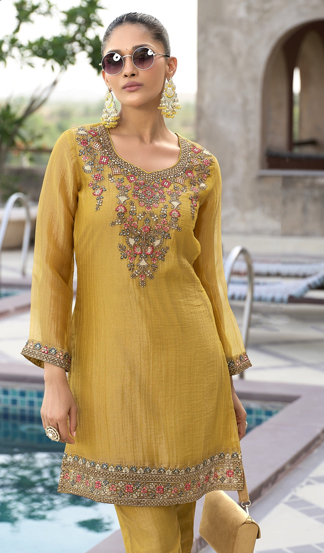 Rajshree Amber Work Co-ord set