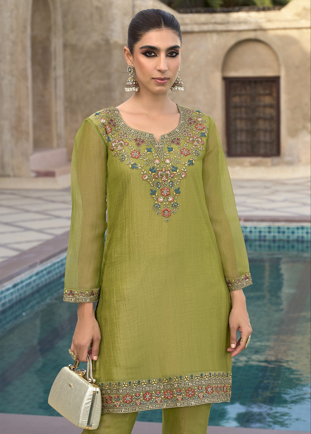 Rajshree Fern work co-ord set