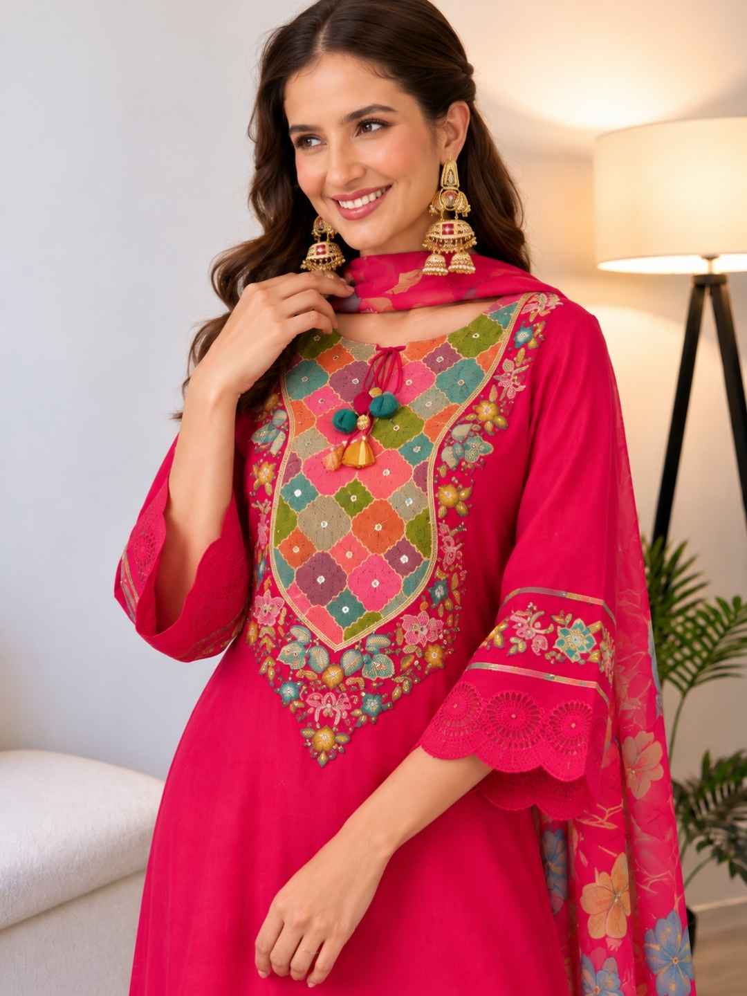 Nazia Rouge Embroidery Full Work Suit Set