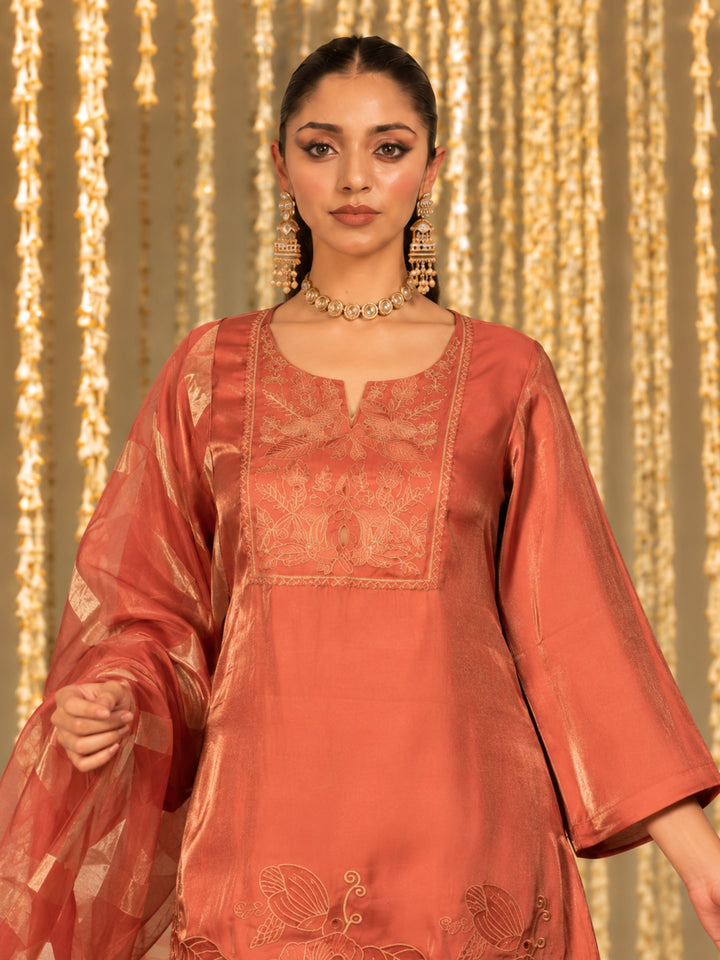 Opela Plum Full Work Suit Set