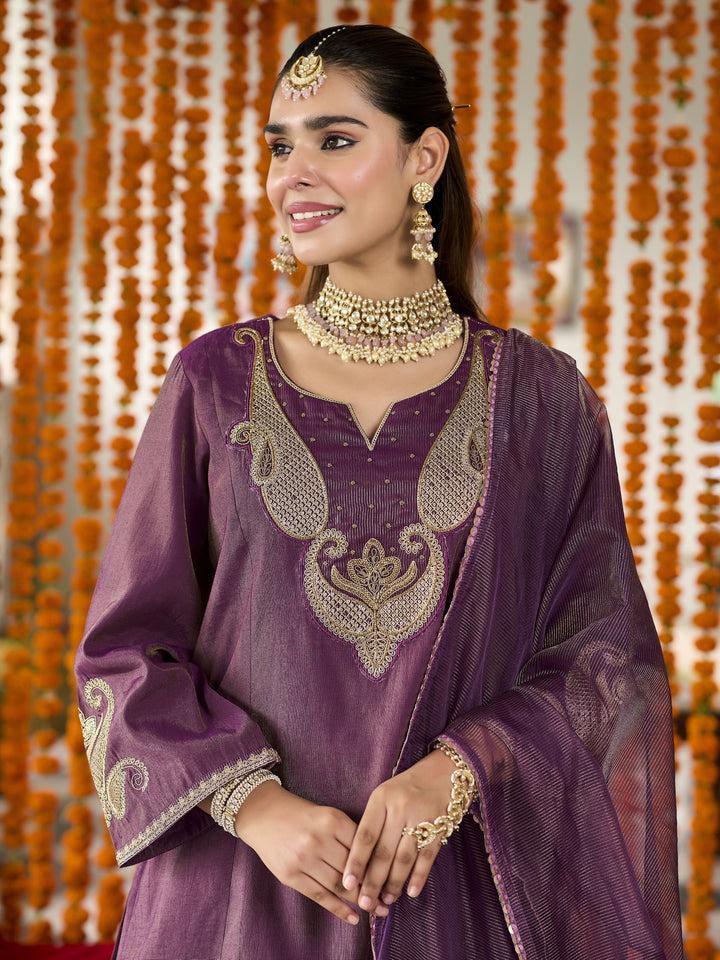 Opela Raisin Work Farshi Suit Set