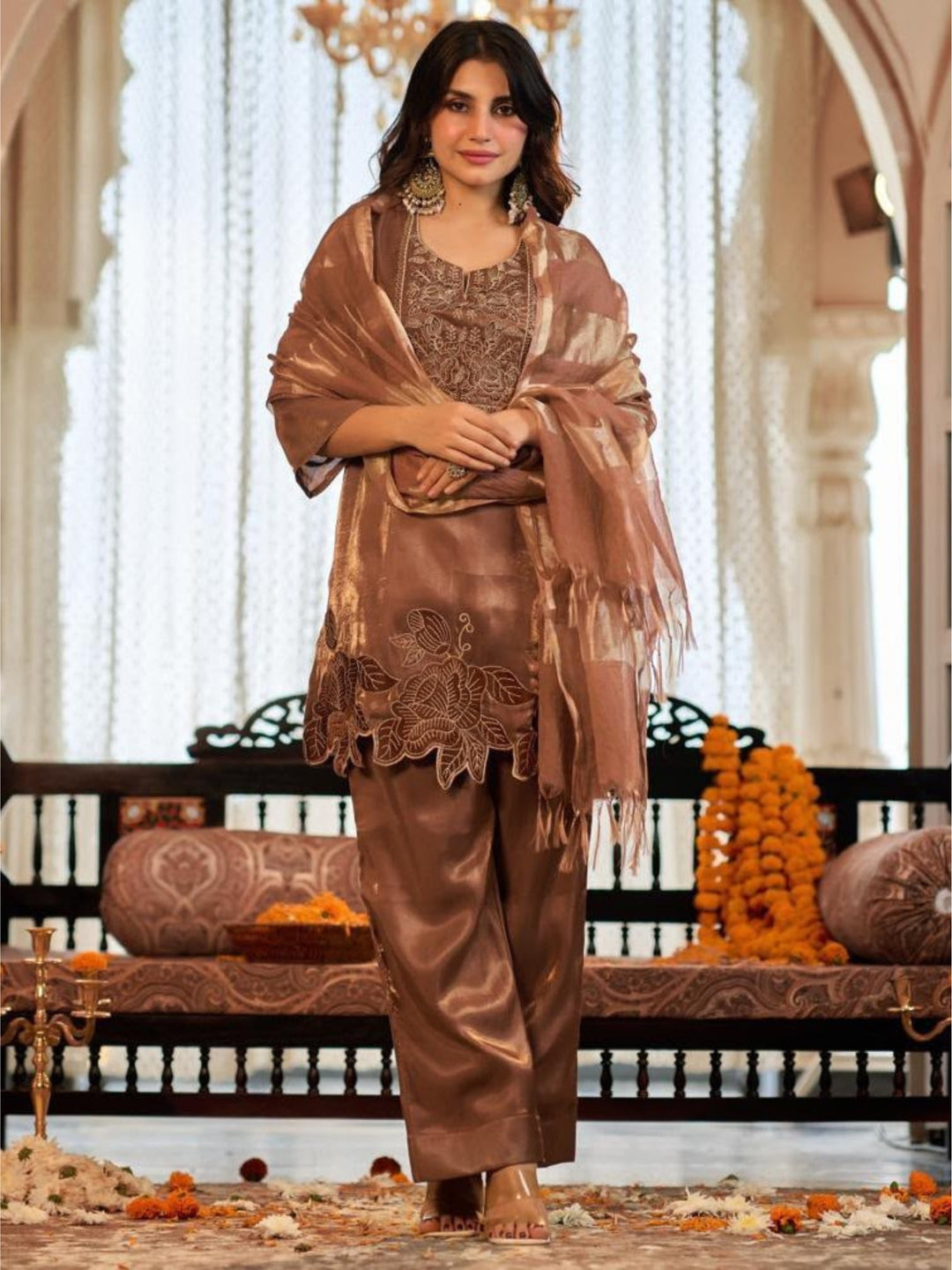 Opela Taupe Full Work Suit Set