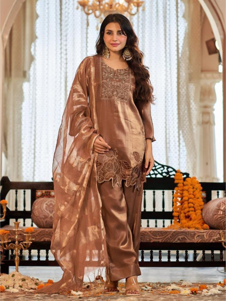 Opela Taupe Full Work Suit Set
